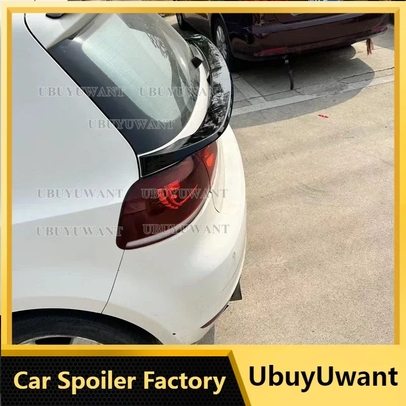Per Volkswagen Vw Golf 6 Vi Mk6 2010-2013 Spoiler Posteriore Centrale Spoiler Per Vw Golf 6 Abs Spoiler Centrale (Non Adatto Per Gti E R)