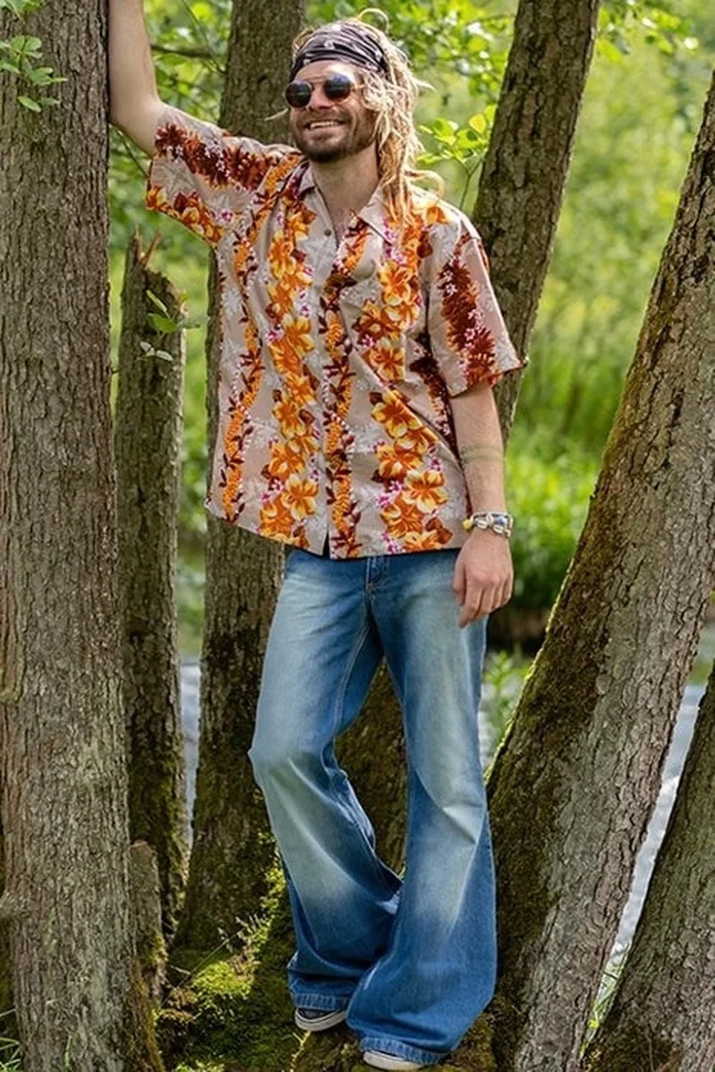 Pantalones Acampanados De Los 70 Pantalones Campanas Hombre