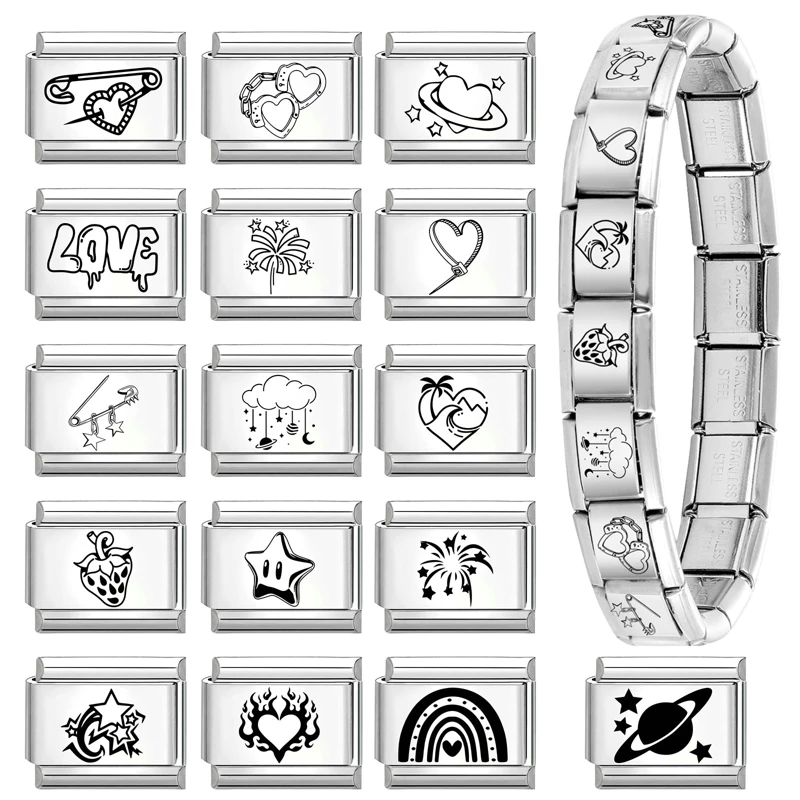 Y2K Laser Engraving Bracelet