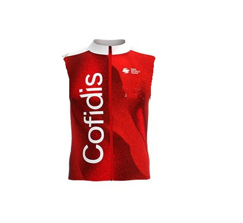 

2023 COFIDIS Team Summer Sleeveless Cycling Vest Mtb Clothing Bicycle Maillot Ciclismo Bike Clothes