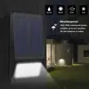 LED Solar Light Outdoor Solar Lamp Powered Sunlight Waterproof Radar PIR Motion Sensor Wall Street Light for Garden Decoration 5