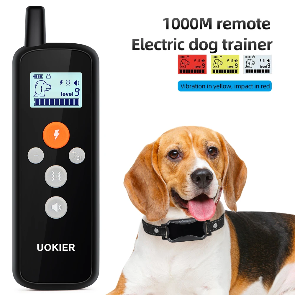 1000M USB Remote Control Black Dog Training Collar