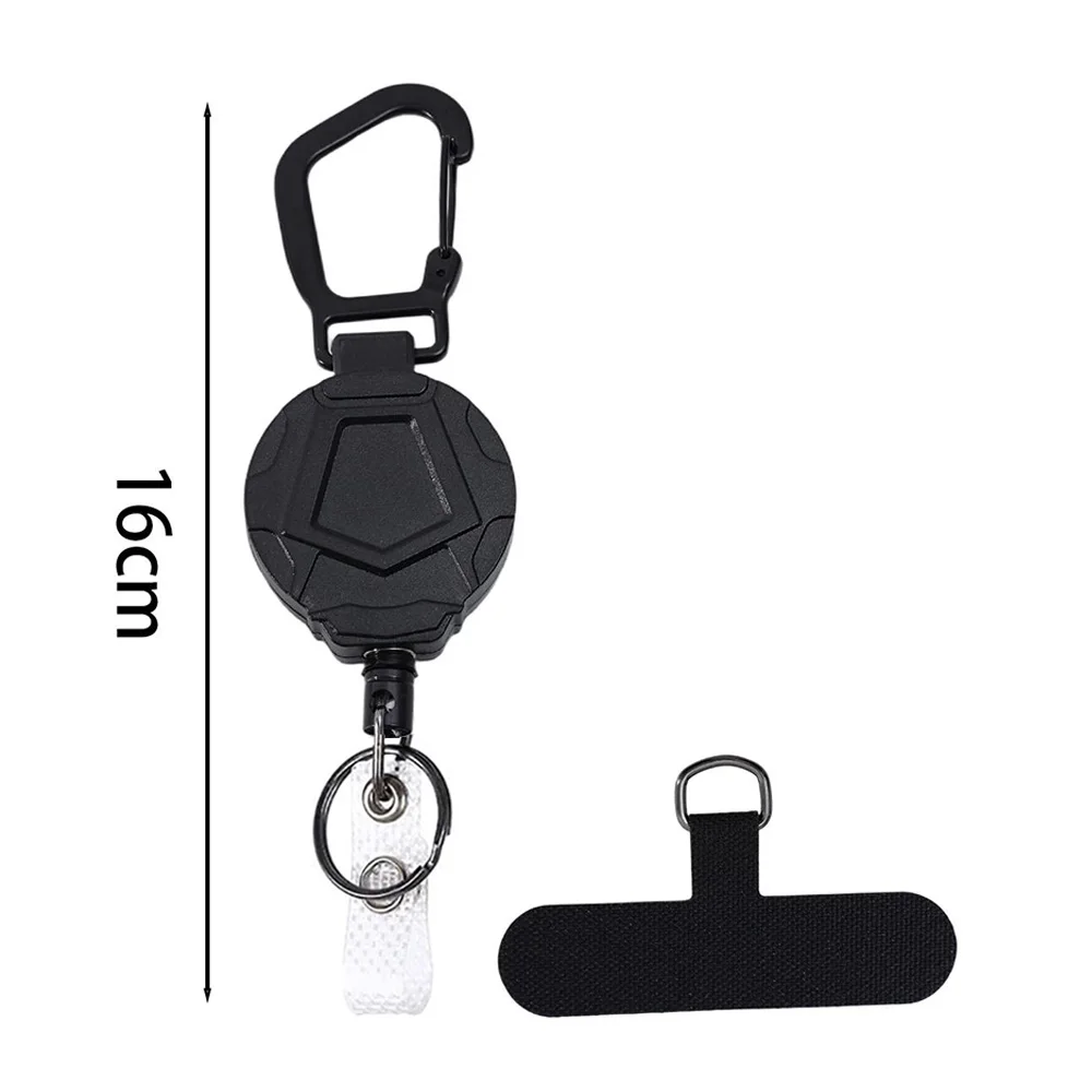 Heavy Duty Retractable Phone Holder with Belt Clip and Anti-Theft Lanyard