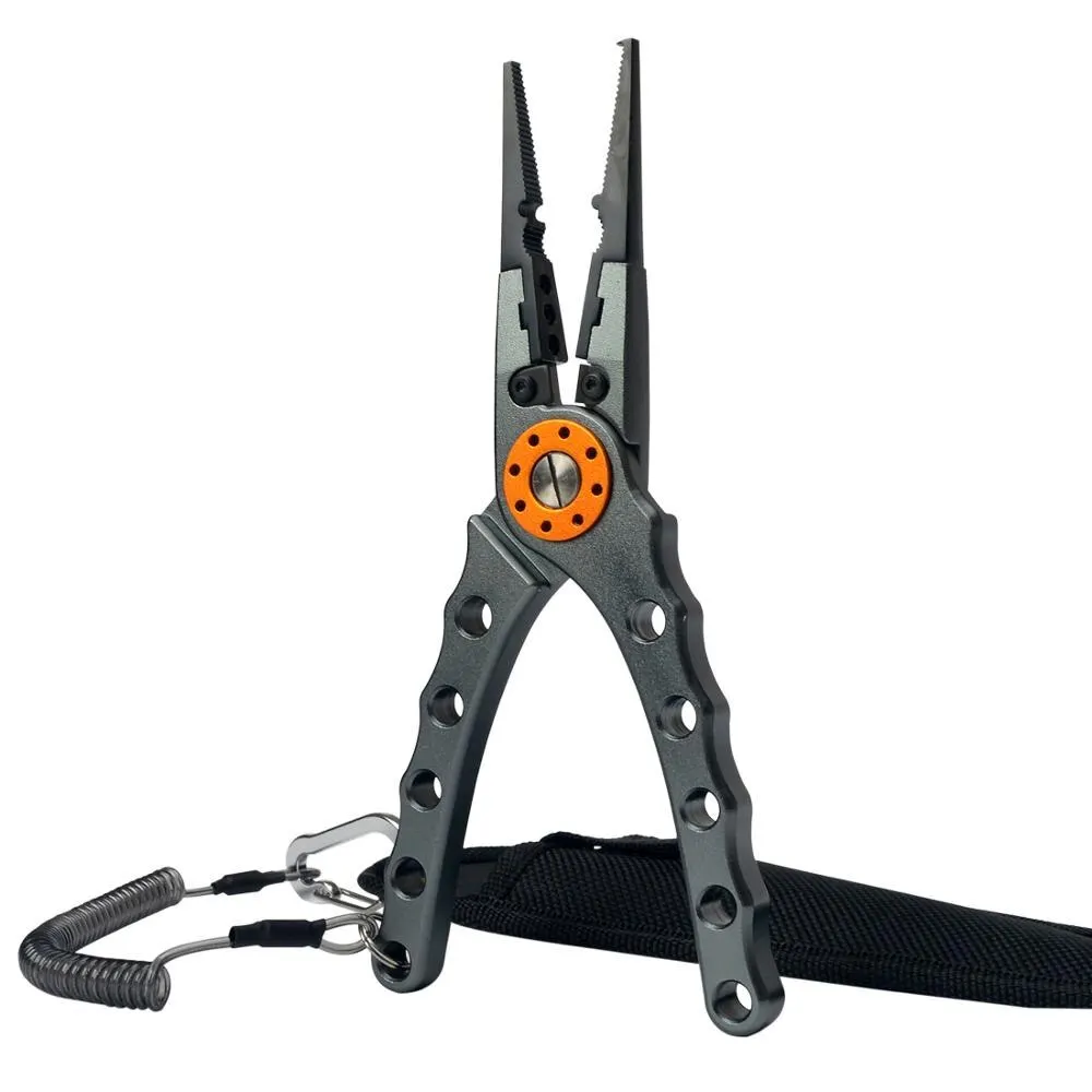 

Fishing Pliers Line Cutter Multifunctional Knot Aluminum Alloy Scissors Hook Remover Fishing Equipment