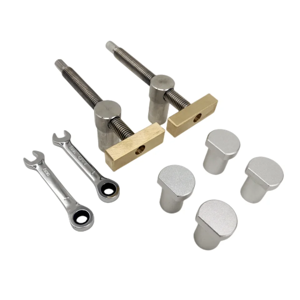 Morsetto for foro cane for lavorazione del legno, clip fissa da