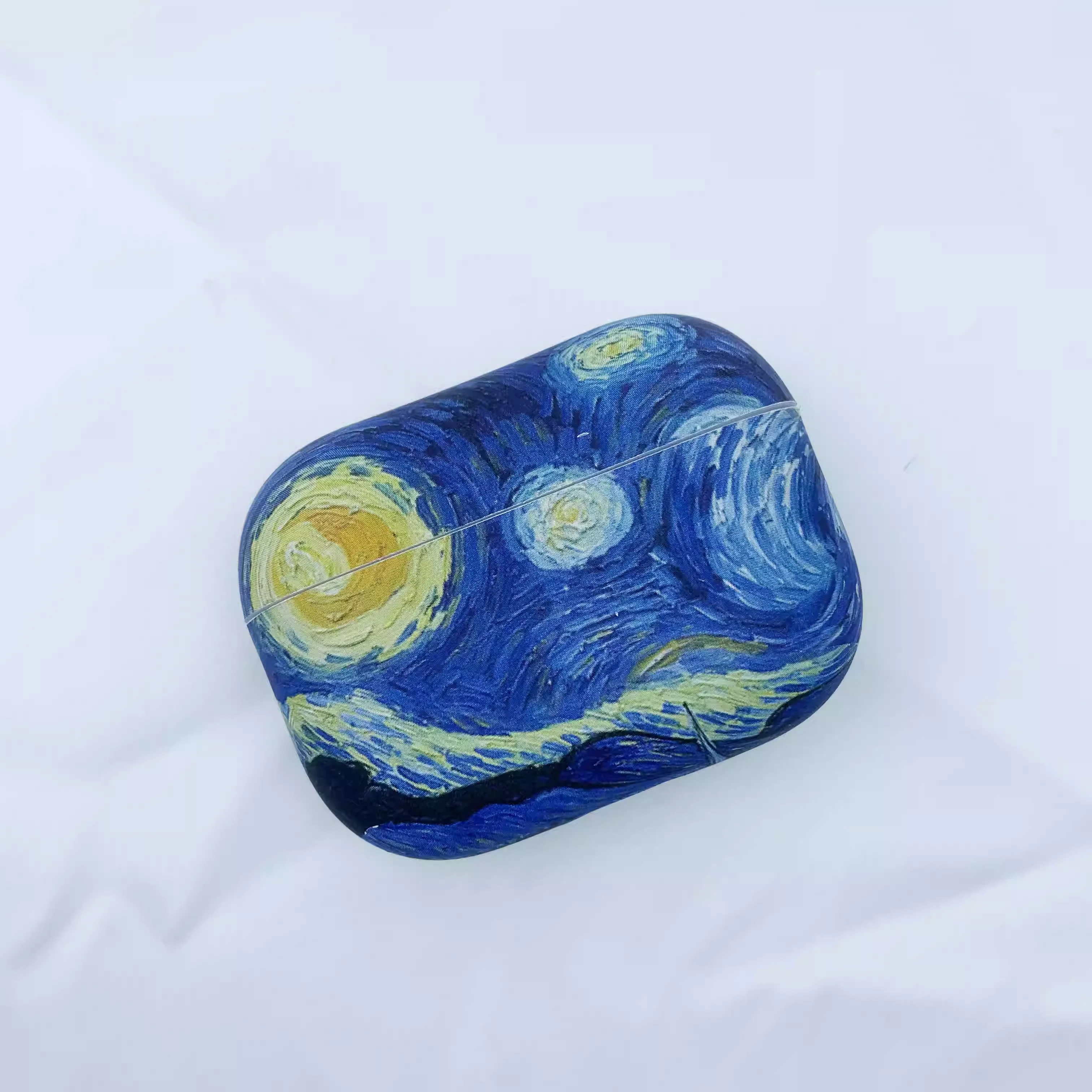 Van Gogh Ölgemälde Hüllen für Airpods 1 2 3 4 Pro2 Pro3 Drahtlose Kopfhörer Kunst Sternennacht AirPods Pro 3 Fall Schutzhülle