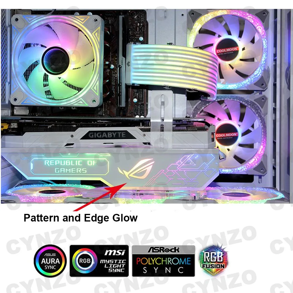 personalizado GPU, PC Gamer Gabinete Suporte Decorativo,