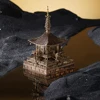 Piececool 3D Metal Model Kits Gilt Bronze Pagoda Building 3d Puzzle DIY Toys Creative Gifts Assembly Jigsaw for Home Decoration 4