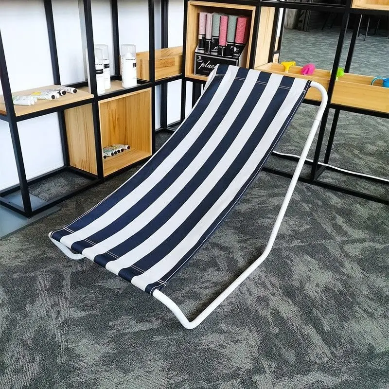 Outdoor Camping Folding Chair Portable Beach Lounge ChairLeisure Nap Chair Lightweight Camping Equipment