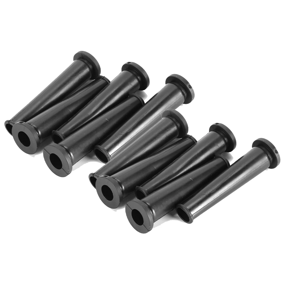 10pcs/set 9mm Black Rubber Wire Protector Cable Sleeve Boots Covers For Angle Grinder Power Cord Protective Power Tool Parts