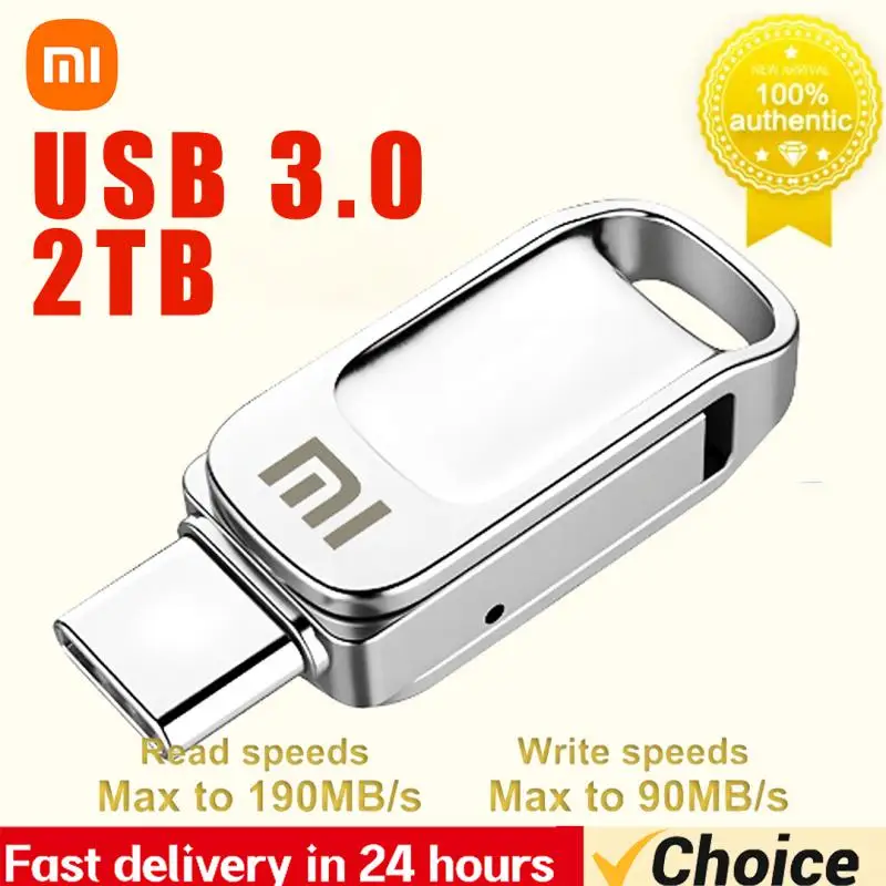 Xiaomi Usb Flash Drive Pen Drive In Metallo 1Tb 2Tb Usb 3.0 Flash Drive 512Gb 256Gb 128Gb Memory Stick Usb Impermeabile Ad Alta Velocità