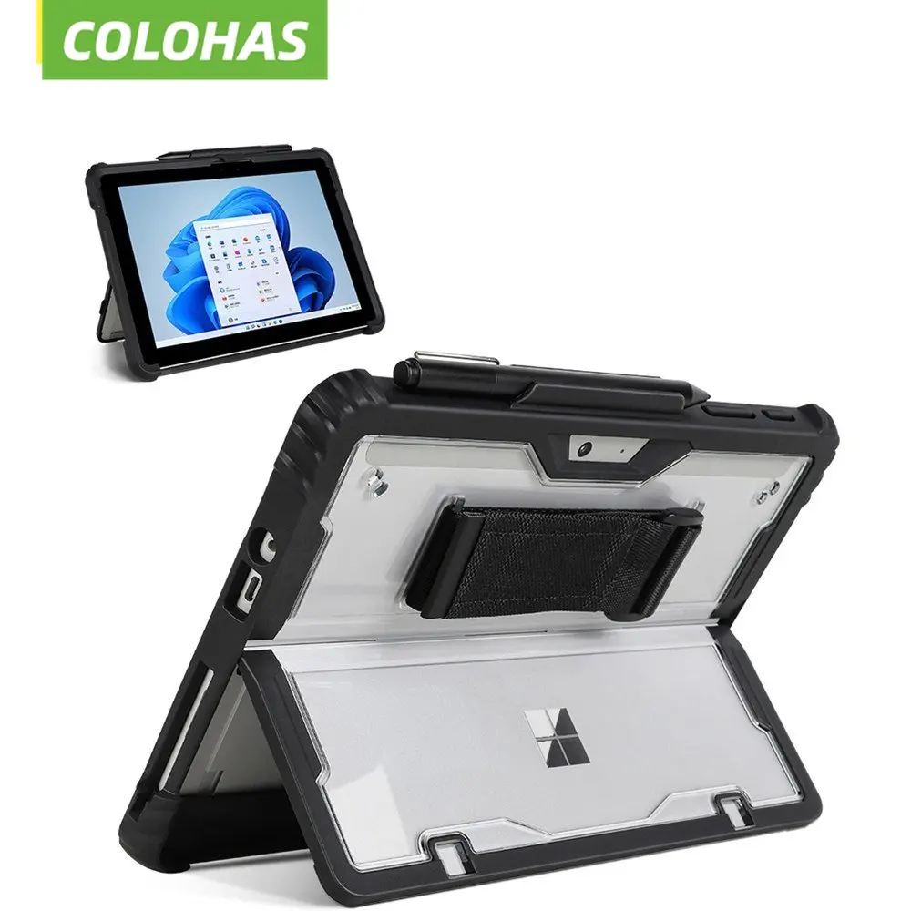 Custodia Per Microsoft Surface Pro 7 6 5 4 Pro Lte Surface Go 1 2 3 Custodia Protettiva Robusta All-In-One Con Portapenne Magnetico