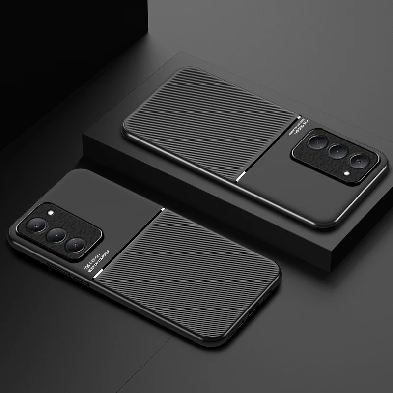 Enhanced Magnetic Soft Matte Silicone Case - Full Coverage Anti-Fingerprint Protector TPU Shell