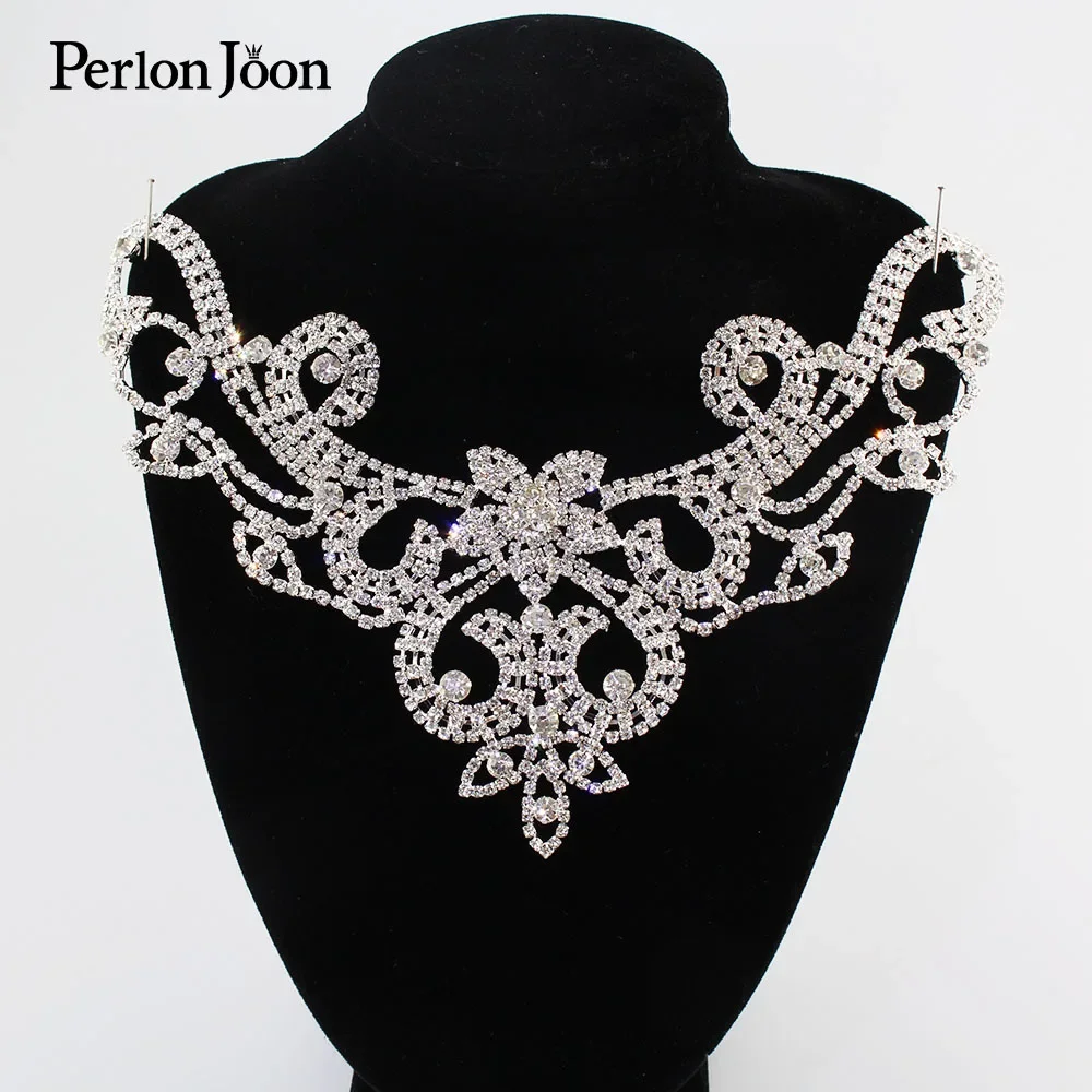 DIY ab farbe schweißen Kristall patch Strass kragen für die hochzeit kleid rock blinkende hand nähen Kleidung Zubehör YL003 – Detail 23