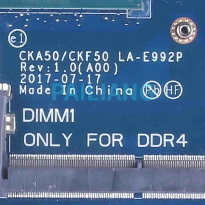 For DELL Inspiron 7577 7570 Laptop Motherboard CN-0VPTXG 0VPTXGCN