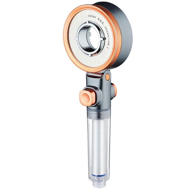 

Shower Head Rain Shower Water-Saving Pressure-Increasing With Filter Hand 3 In 1 Double-Sided SPA Anti-Limescale Shower