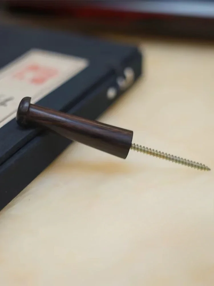 Professional Guzheng Hook Guqin Wall Nails Zither Sandalwood Hook for Musical Instrument