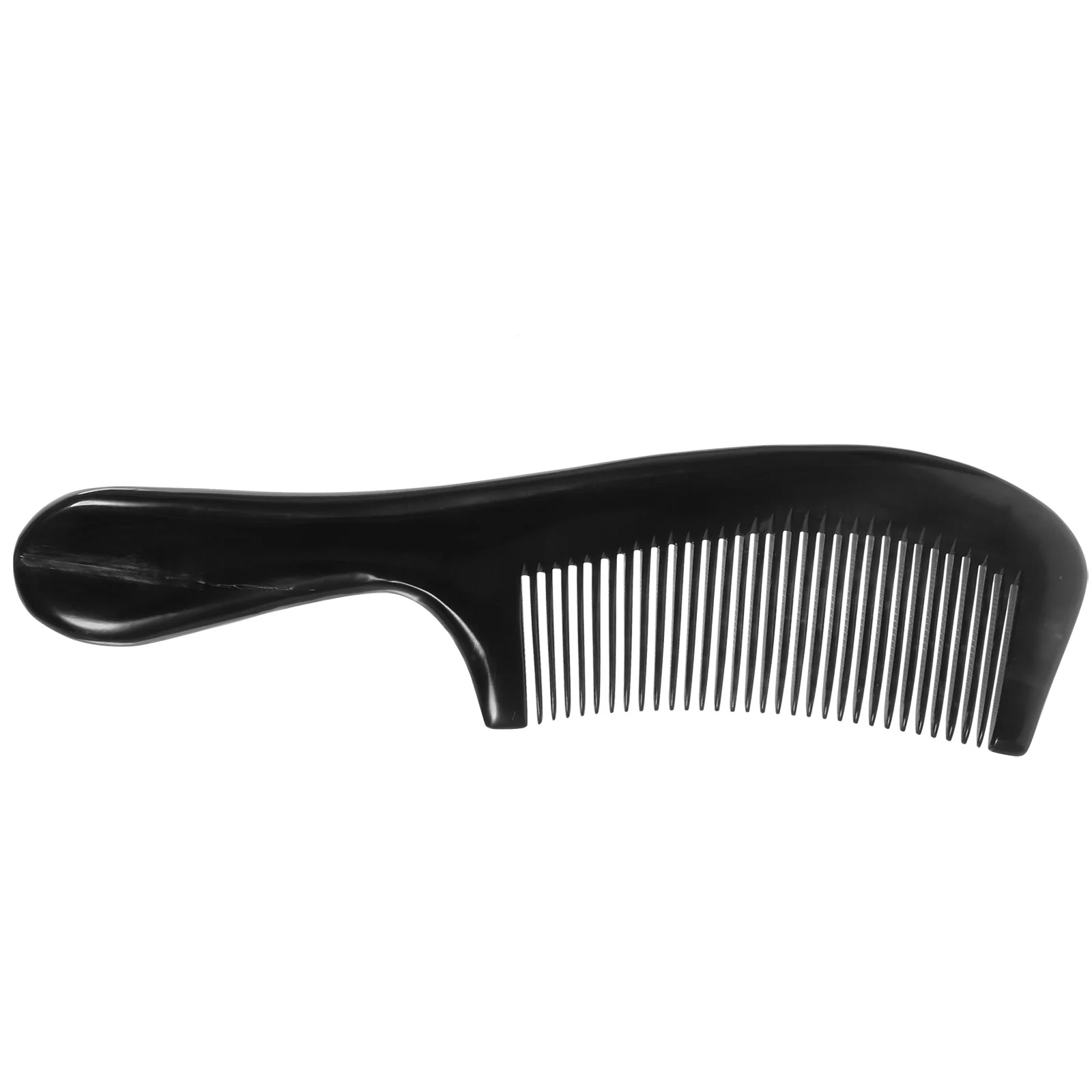 

Massage Comb Boutique Black Buffalo Horn Miss Combs Hair Fine Tooth Horns Smooth Scraping