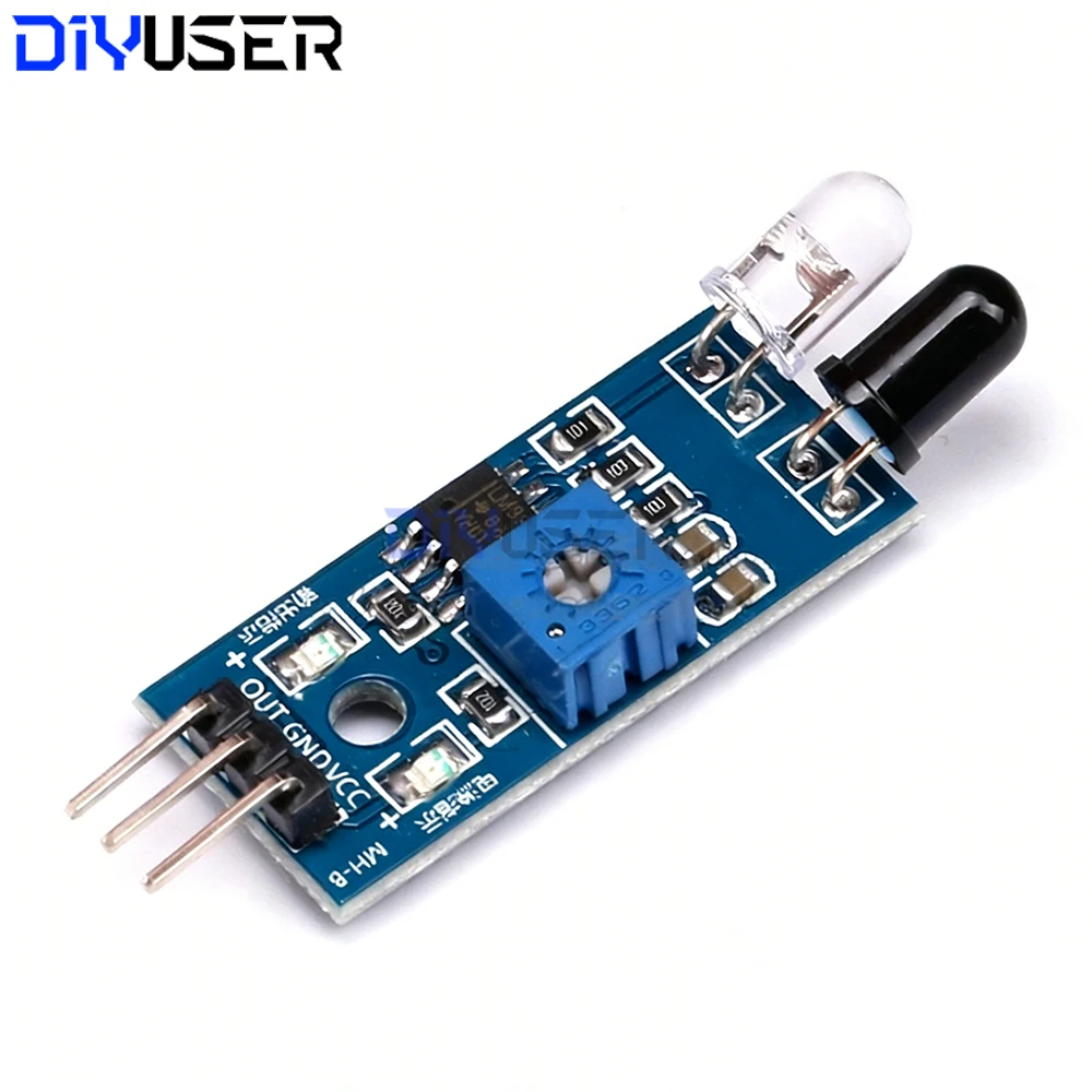 Capteur infrarouge obstacle 3-5V LM393 pour robot tank RC