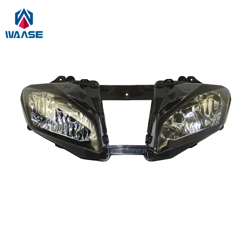 

waase Motorbike Front Headlight Headlamp Head Light Lamp Assembly For Yamaha YZF R6 2008 2009 2010 2011 2012 2013 2014 2015 2016