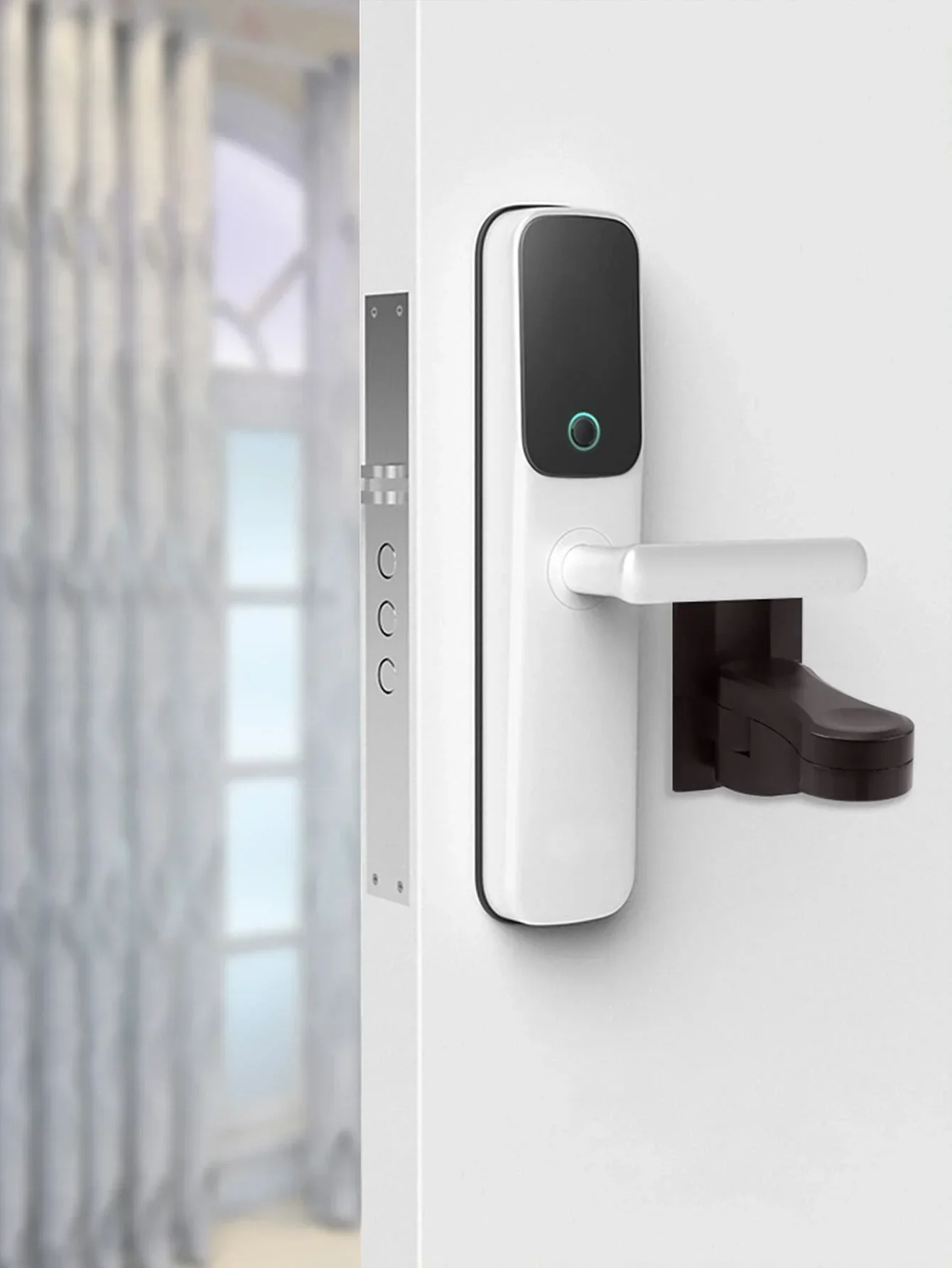 Child Lock 1pc Multi-function Door Handle Lock For Cabinet Drawer