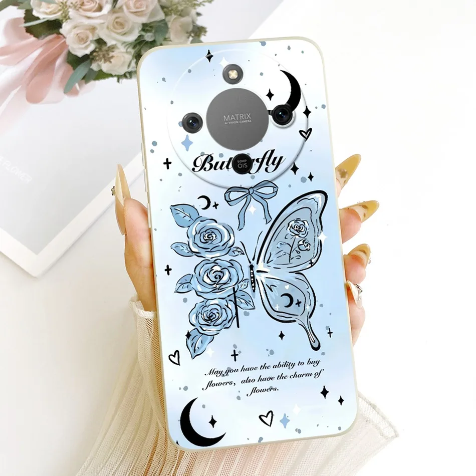 Cute Cat Flower Butterfly Cartoon Shockproof Soft Silicone Phone Case