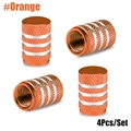 Orange Valve Caps