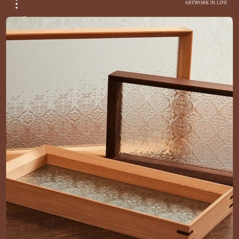 1 Pc Haitang Flower Anti Peeping and Glare Retro Glass Sticker Decoration 3D Three-dimensional Bathroom Frosted Window Film