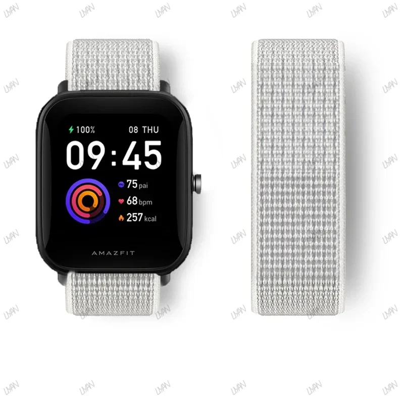 Nylon Loop Smartwatch Strap - Adjustable 20mm/22mm Premium Band