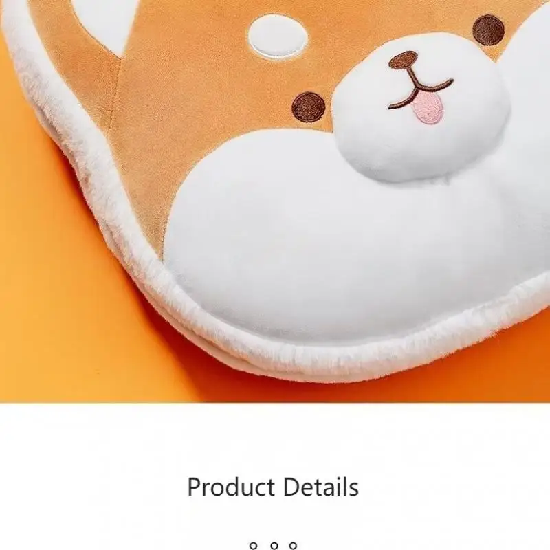 35Cm Cute Shiba Inu Husky Big Head Plush Pillow Cartoon Plush Pillow Seat Cushion Sleeping Nap