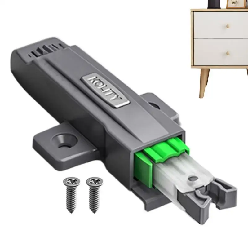 Cabinet Touch Latch Heavy Duty Door Rebound Latch Multi-Purpose Self-Locking Bouncer For Cabinet Doors Wardrobe Doors Drawers