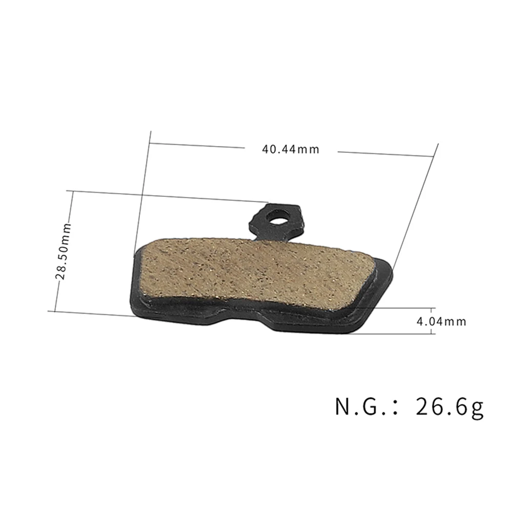 

Semi Metal Disc Brake Pads For-CODE R(2011 To 2014) Mountain Bicycle Parts Replacement Road Bike 1 Pair 40*28.5*4mm