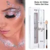 10ML Glitter Body Glue Eyeshadow Gel For Eye Face Body Powder Shimmer Temporary Tattoo Set Lasting Primer Glue 1