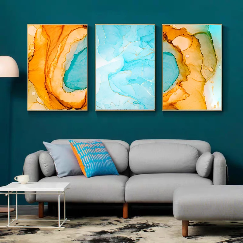 CHENISTORY 3PC Frame DIY Painting By Numbers For Adults Abstract Wall