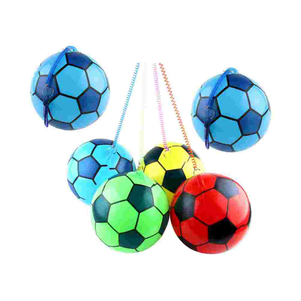 6pcs Kids Outdoor Inflatable Ball Toys Soccer Training Balls with Elastic Chain inflatable toy ball PVC inflatable ball 3