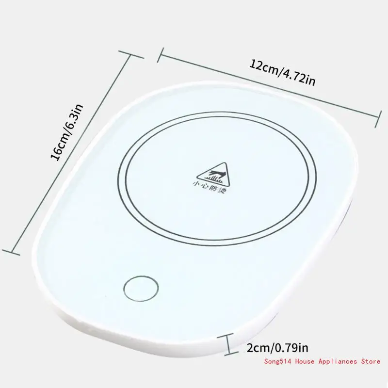 Beverage Coffee Tea Drink USB Heater Tray Mug Pad Office Gift for Adults 95AC 6