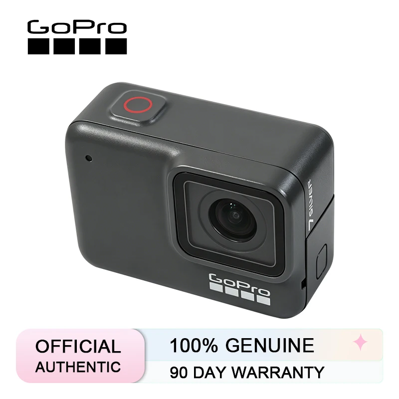 GoPro HERO7 실버 액션 카메라 4K 울트라 HD 비디오 녹화 터치 스크린 스포츠 카메라 여행용 사이클링 브이로그 촬영용