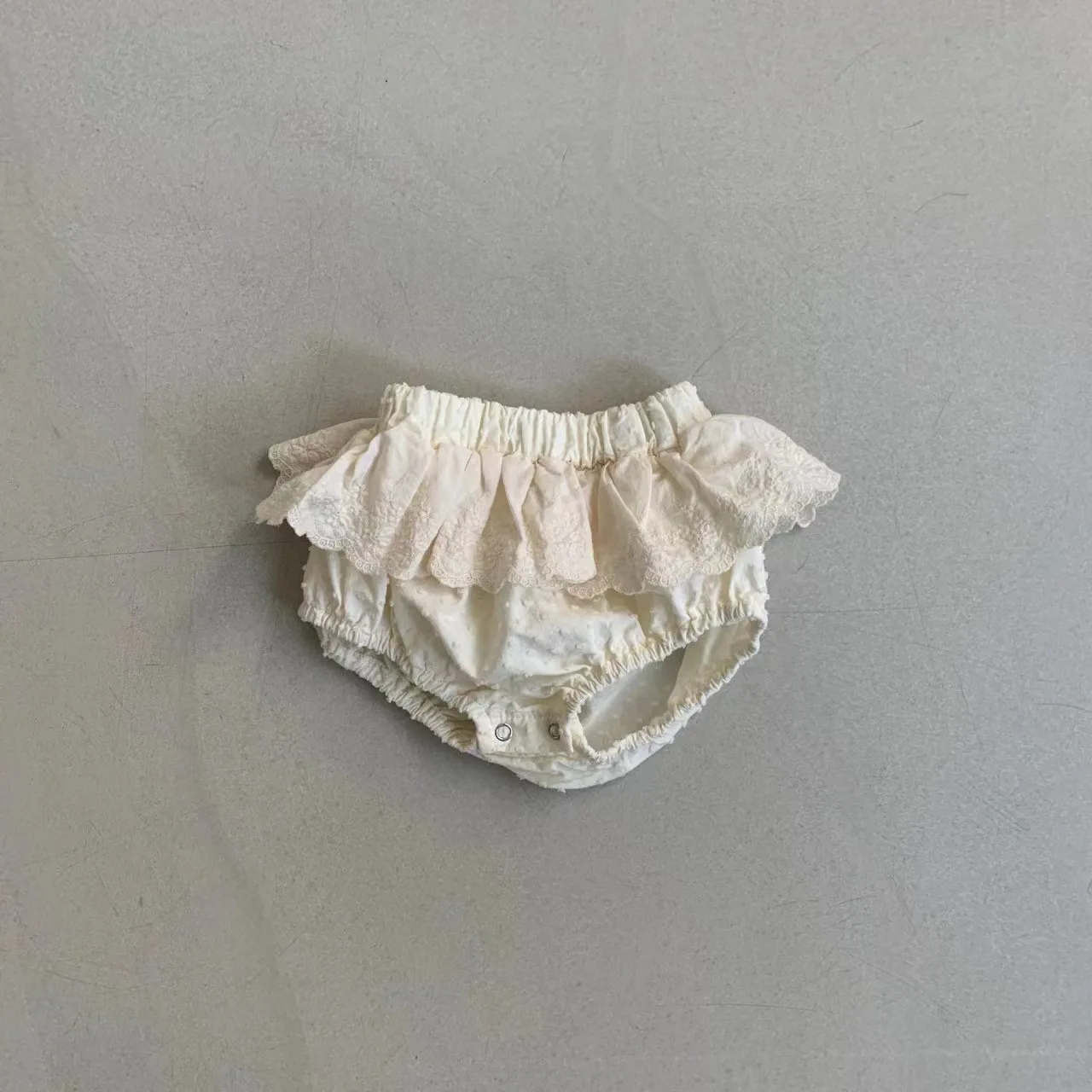 Summer New Baby Girl Cute PP Shorts Infant Girl Lace Embroidery Princess Shorts Cotton Toddler Fashion Casual Clothes