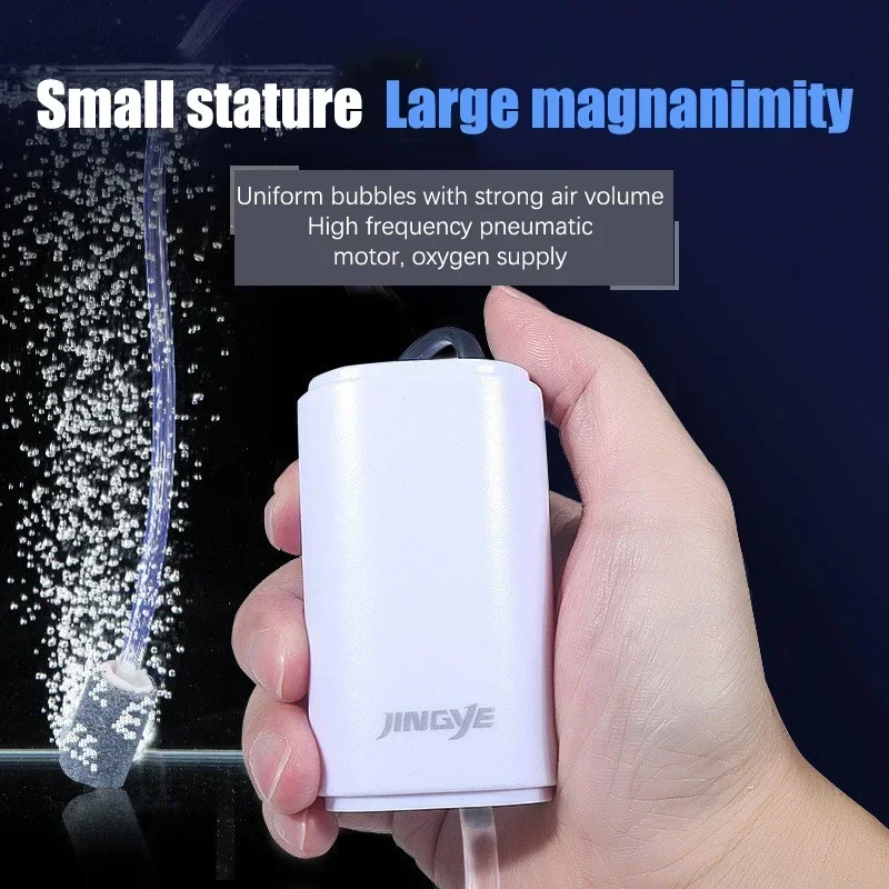 Mini Oxygen Pump YE-911 EU Plug Oxygen Booster Pump Aquarium Fish Tank Portable Outdoor Fishing Booster Air