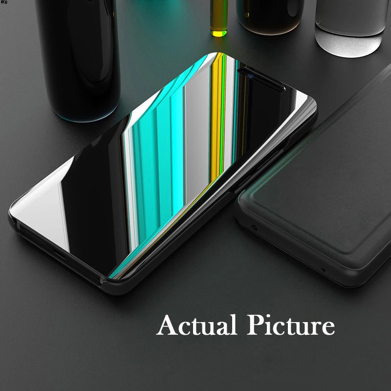 Elegant Smart Mirror Flip Case - Premium Protection
