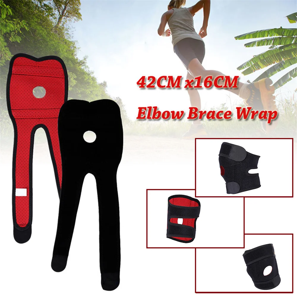Elbow Brace Elbow Strap Elbow Pads Adjustable Elbow Guard Wrist Strap Breathable Neoprene Tennis Golfer Arm Support