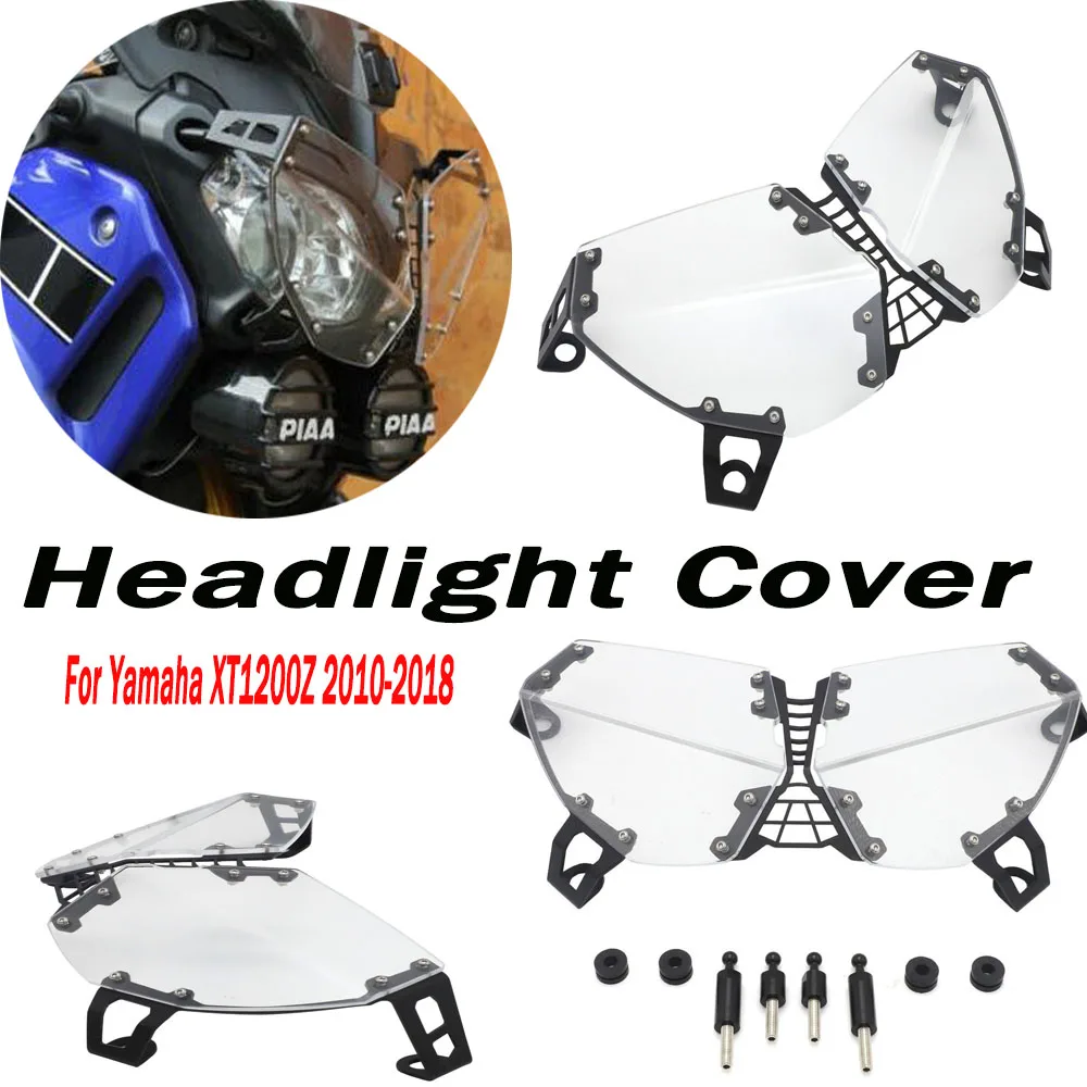 

For YAMAHA XT1200Z XT 1200 Z Super Tenere 2010-2018 Motorcycle Modification Headlight Clear Guard Cover Protector