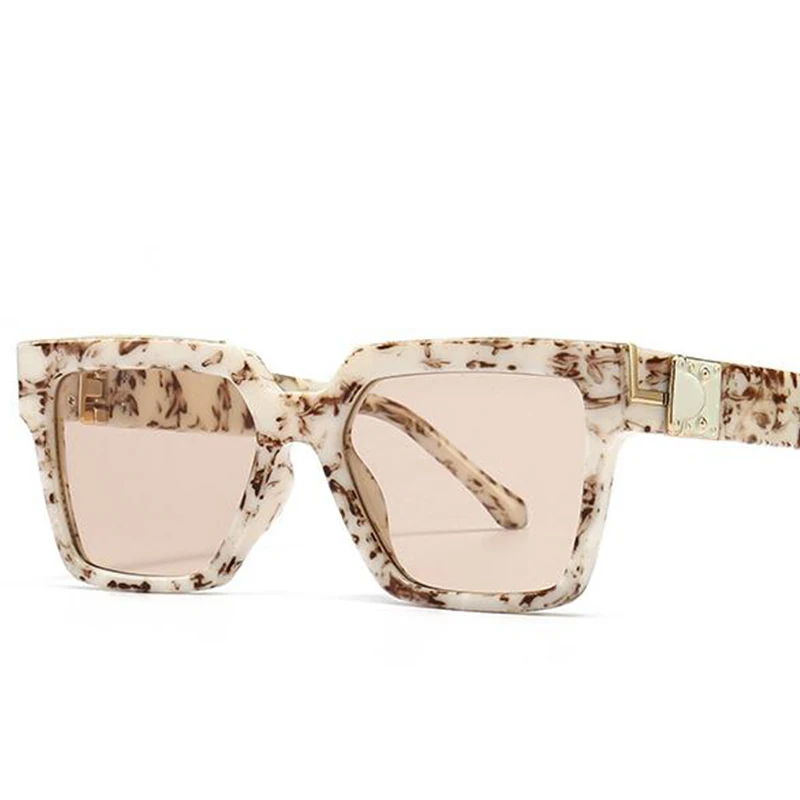 Oversized Square Sunglasses Men Women Luxury Brand Designer