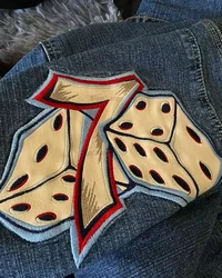 Jnco Baggy Jeans Hip Hop Rock Embroidery Pattern Men Women 2023 New Fashion Streetwear Retro Harajuku High Waist Wide Leg Jeans