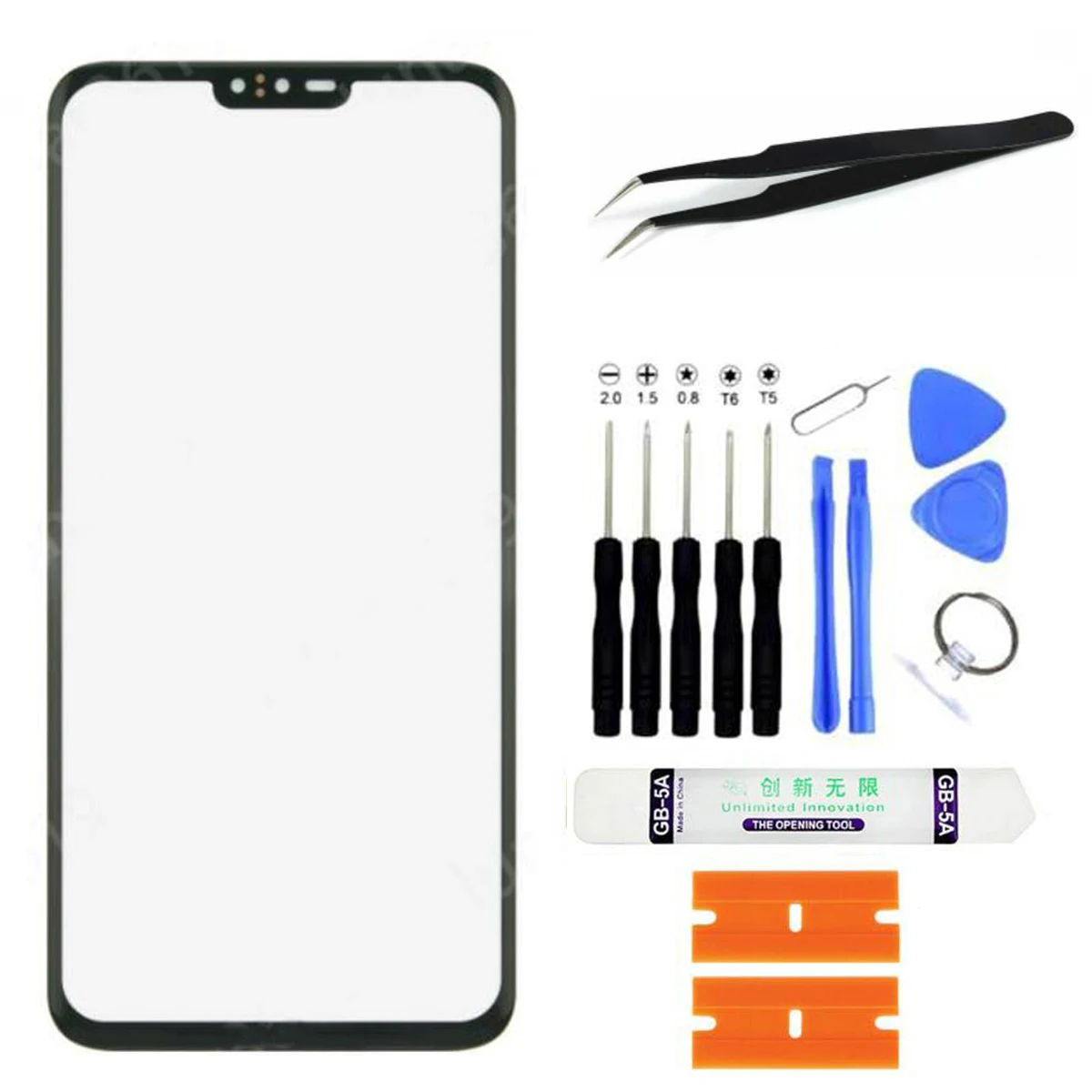 LG V50 ThinQ 5G G8 Thinq V60 V30 ThinQ LCD Outer Screen Glass Replacement Kit Phone Repair Lcd Display Replacement Glass Screen Replacement Touch Screen Digitizer Replacement