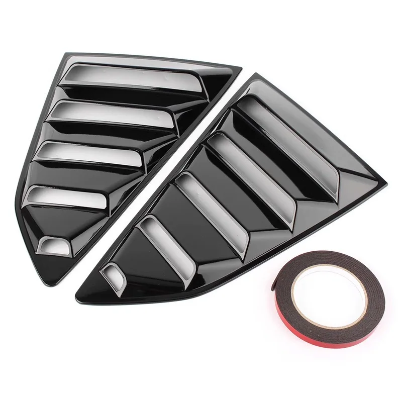 Car Side Window Louver Rear Window Shutter Cover Spoiler for Chevrolet Camaro 5th Gen 2010-2015 2011 2012 2013 car rear window cover car front window cover
