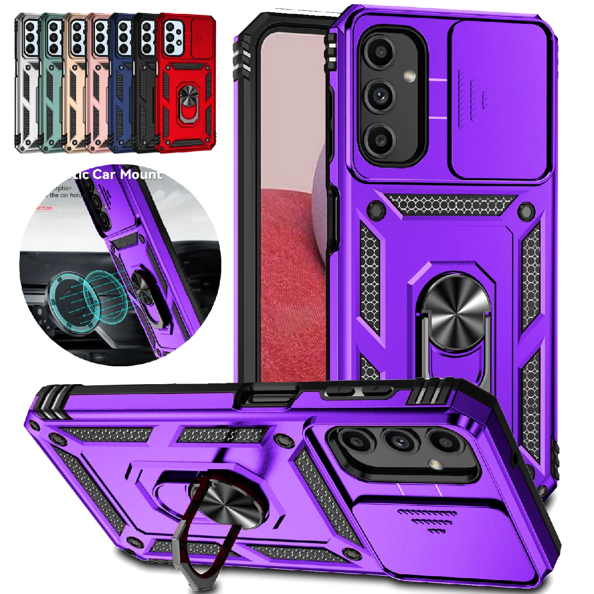 Enhanced Slide Camera Lens Protector Shockproof Armor Case