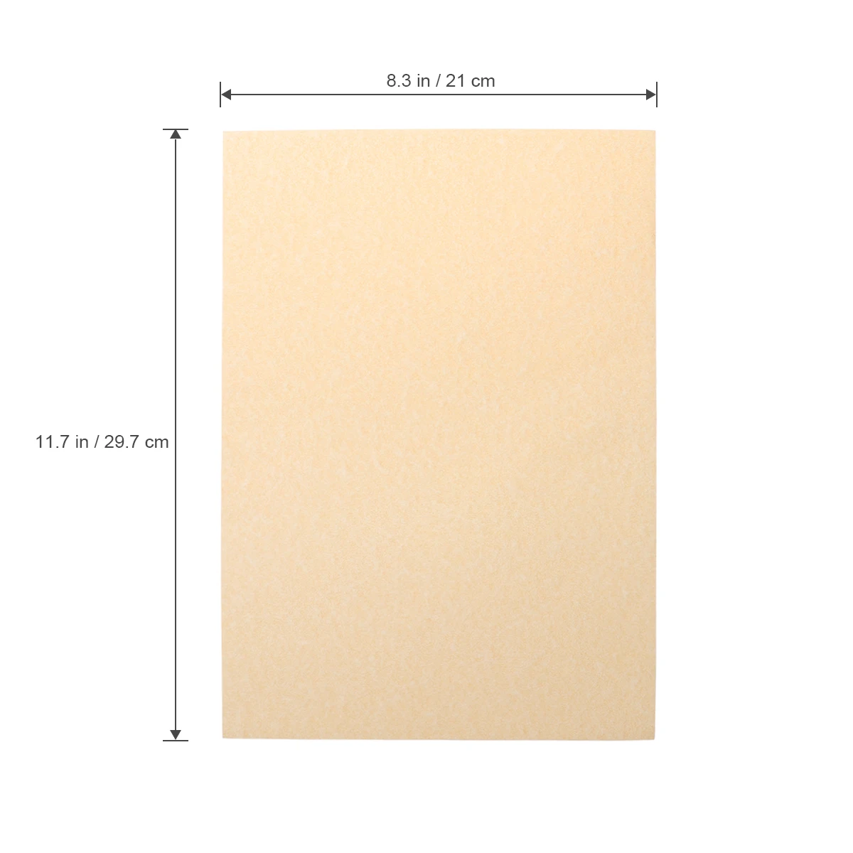 A4 Paper Sheets Parchment Retro Paper for Certificate and Diploma 50Pcs writing paper set