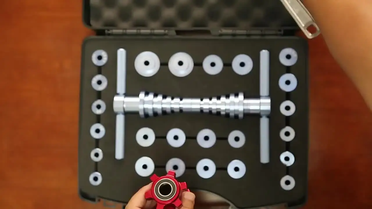 Kit Professionnel D'Installation De Roulements Pour Vélo Avec Boîte - Compatible Moyeu De Roue