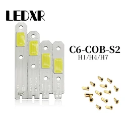 10pcs CSP LED car light motorcycle light source COB LED S2 H1 / H4 /H7 white light 6000-6500K 9.0-9.5V 1200mA